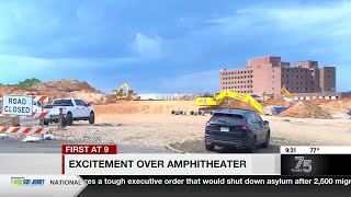 Anticipation building as crews break ground on the Birmingham Amphitheater