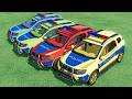 TRANSPORTING DOUBLE ALL CARS TO STONE GARAGE DACIA DUSTER POLICE WOW! FS22