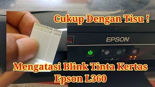 Service Printer Epson L360 Lampu Tinta Kertas Menyala Bersamaan #epsonlseries #epsonL360 #foryoupage