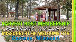 HARVEST HOSTS MEMBERSHIP SAVE $$$ W/OUR LINK WHAT'S IT LIKE? MISSOURI RT 66 WELCOME CENTER EP146