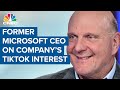Microsoft's interest in TikTok is exciting: Former CEO Steve Ballmer