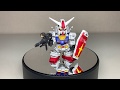 BANDAI SD GUNDAM RX-78 with optional decal and Super Clear