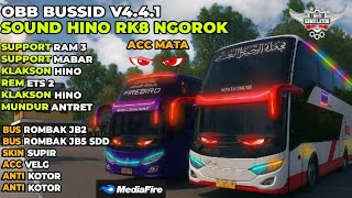 OBB BUSSID V4.4.1‼️ SOUND HINO RK8 NGOROK | FULL FITUR | SUPPORT RAM 3 | GRAFIK 4K | LINK MEDIAFIRE