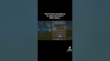 Rust Console I took a prototype to online raid a clan of offline raiders…#shorts #rust #rustconsole