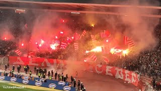 DELIJE vs GROBARI navijanje, bakljade! 172 večiti derbi Crvena Zvezda Partizan 2-2