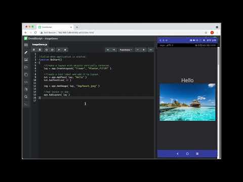 DroidScript Tutorials - Adding Images