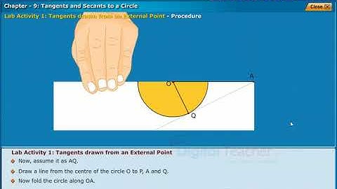 Tangents Draw from an External Point | Class 10 Maths | Digital Teacher | #10thclassmaths  #maths