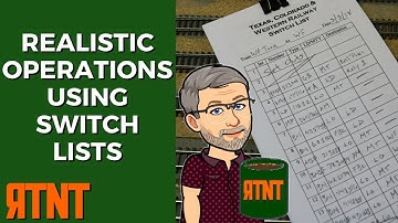 Model Railroad Operations--Switch Lists