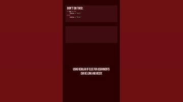 Python Ternary Operator Explained in 15 Seconds | Shorten Conditional Code