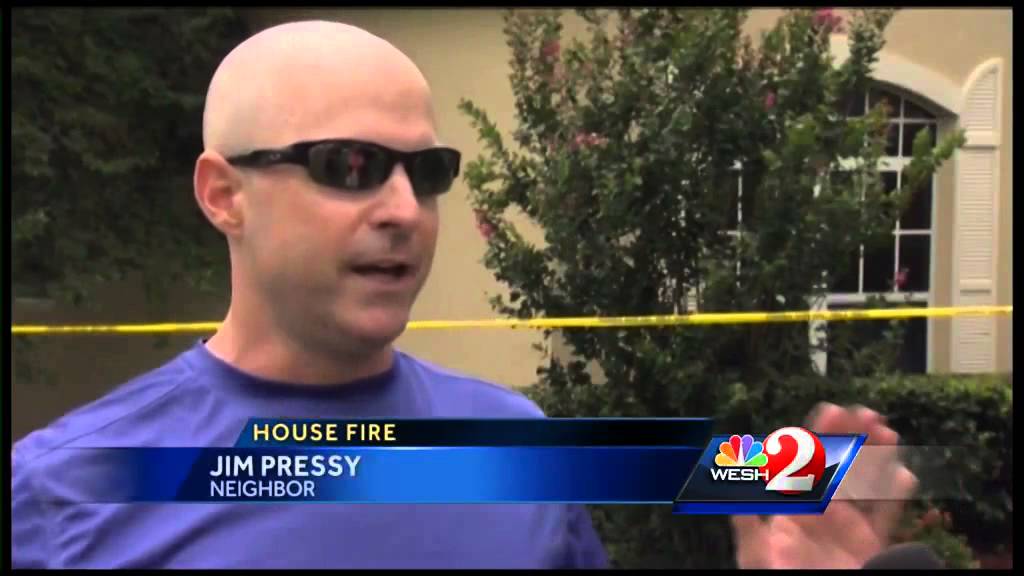 Lightning strike likely caused home fire in Seminole County - YouTube