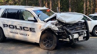 High speed Police Car Chase ends in Crash