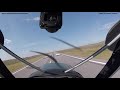 Como se aterriza un avión con patin de cola con viento cruzado