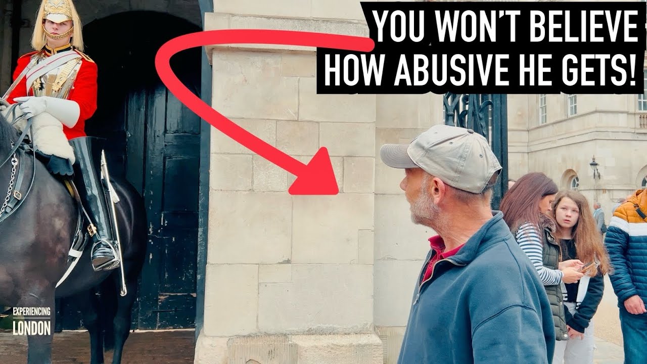 MAN DISGUSTS ROYAL GUARD \u0026 POLICE SPEECHLESS WHEN HE DID THIS! | Horse Guards, Royal guard, London