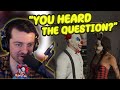 Chatterbox gets asked an awkward question