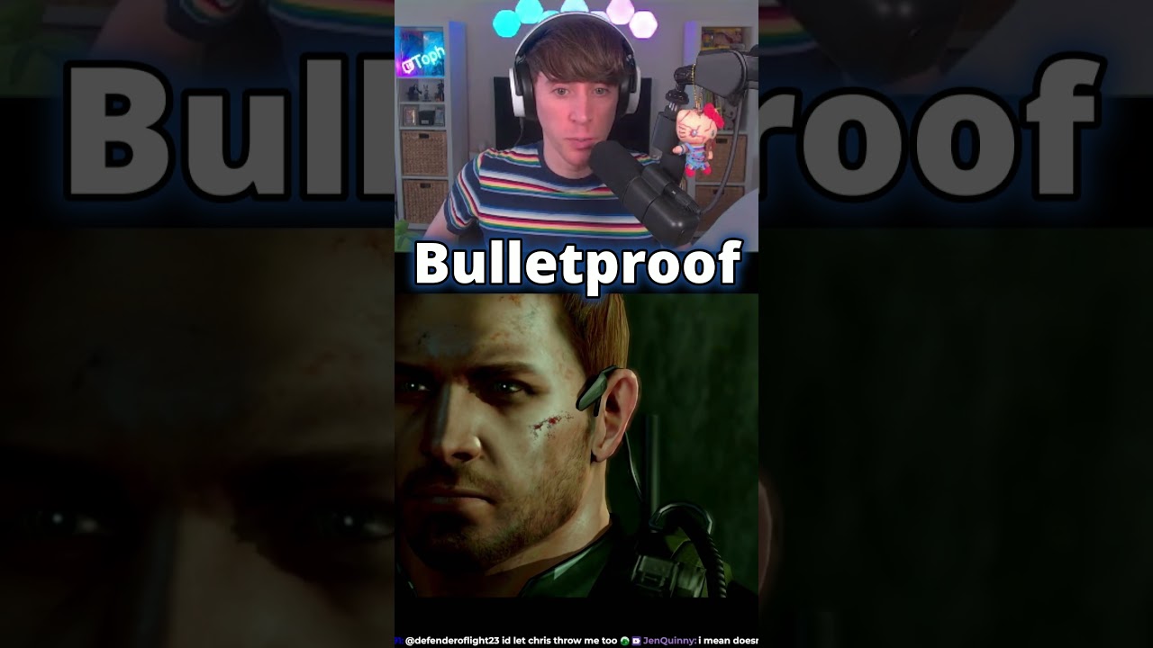 Chris Redfield is bulletproof 👨🏻 