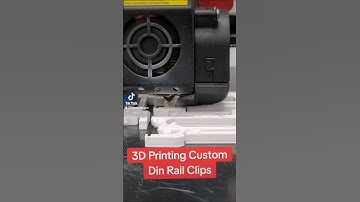 3D Printing Custom Din Rail Clips #3d #3dprinting #consultingjoe