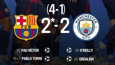 USA TOUR,  FC BARCELONA VS MANCHESTER CITY ALL GOALS OF THE PRESEASON MATCH AT ORLANDO