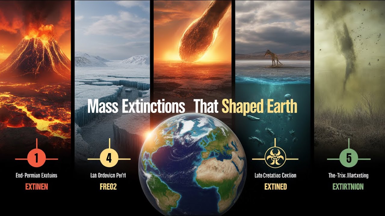 The Five Great Mass Extinctions Explained - YouTube