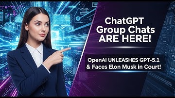 ChatGPT Group Chats ARE HERE! OpenAI UNLEASHES GPT-5.1 & Faces Elon Musk in Court!