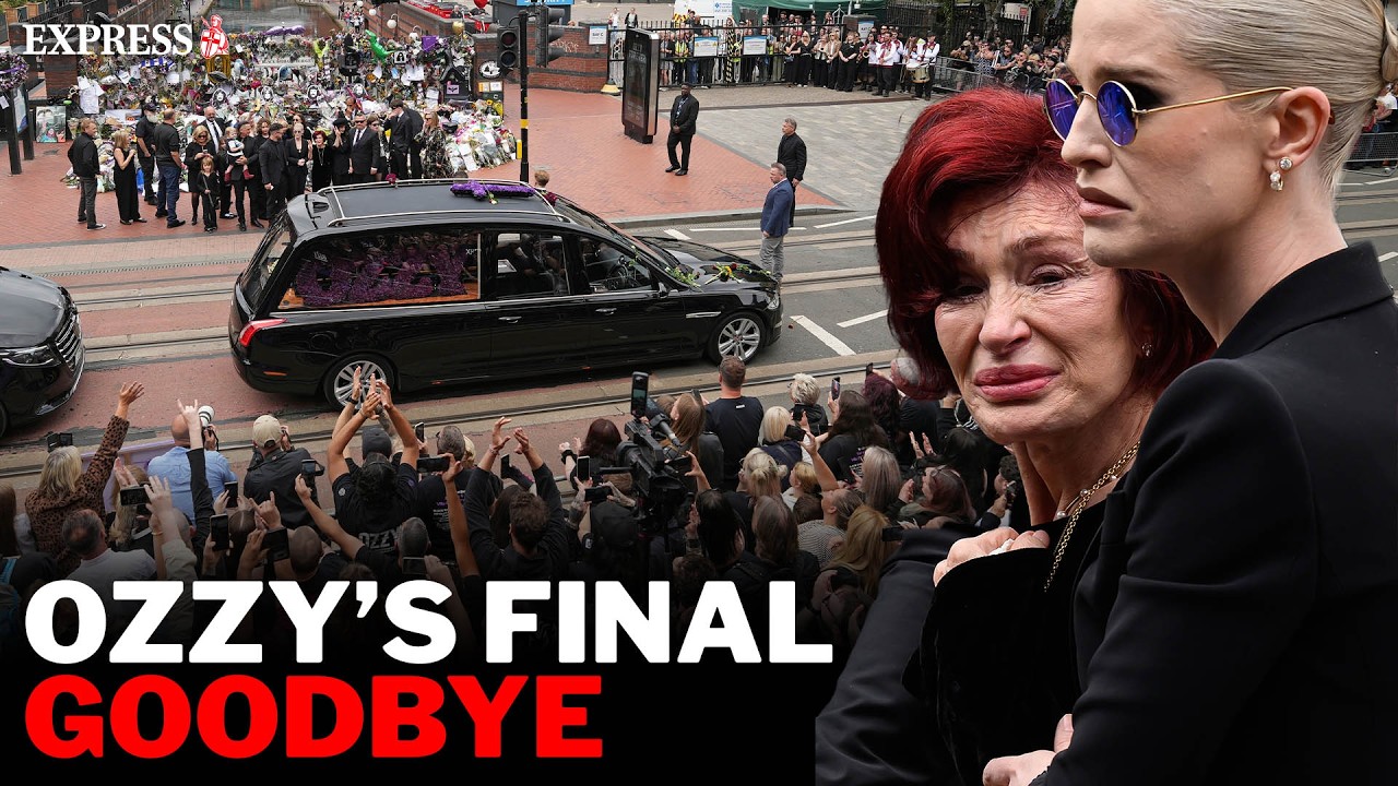 Thousands mourn Ozzy Osbourne at emotional funeral procession in Birmingham