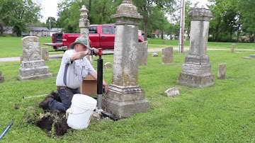Fast & Easy Tombstone Leveling System With Tombstone Jack