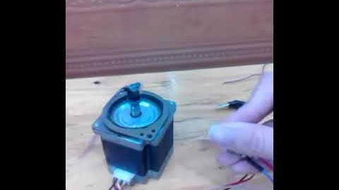 Demo điều khiển động cơ bước 6 dây, 4 dây bằng Module TB6560