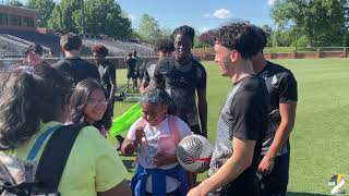 Griffith Soccer Club Visits Wake Forest Mens Soccer Team