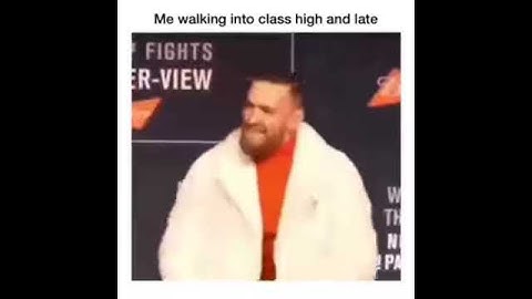 Me walking into class high and late (meme)