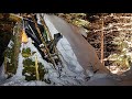 Encased in Snow - Winter Camping at the New Bushcraft Shelter!