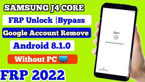 SAMSUNG J4 CORE REMOVE GOOGLE LOCK (FRP Bypass) 2022 Android 8.1, 8.0 WITHOUT PC 2022 100% WORK