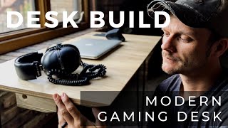 Build A Simple Modern Gaming Desk - Maple Plywood and Hairpin Legs by Mike Krzesowiak 3,841 views 3 years ago 14 minutes, 50 seconds