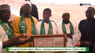 Accueil de Khadim Séye à Mbour - Vainqueur grand prix Sénico - Edition 2024