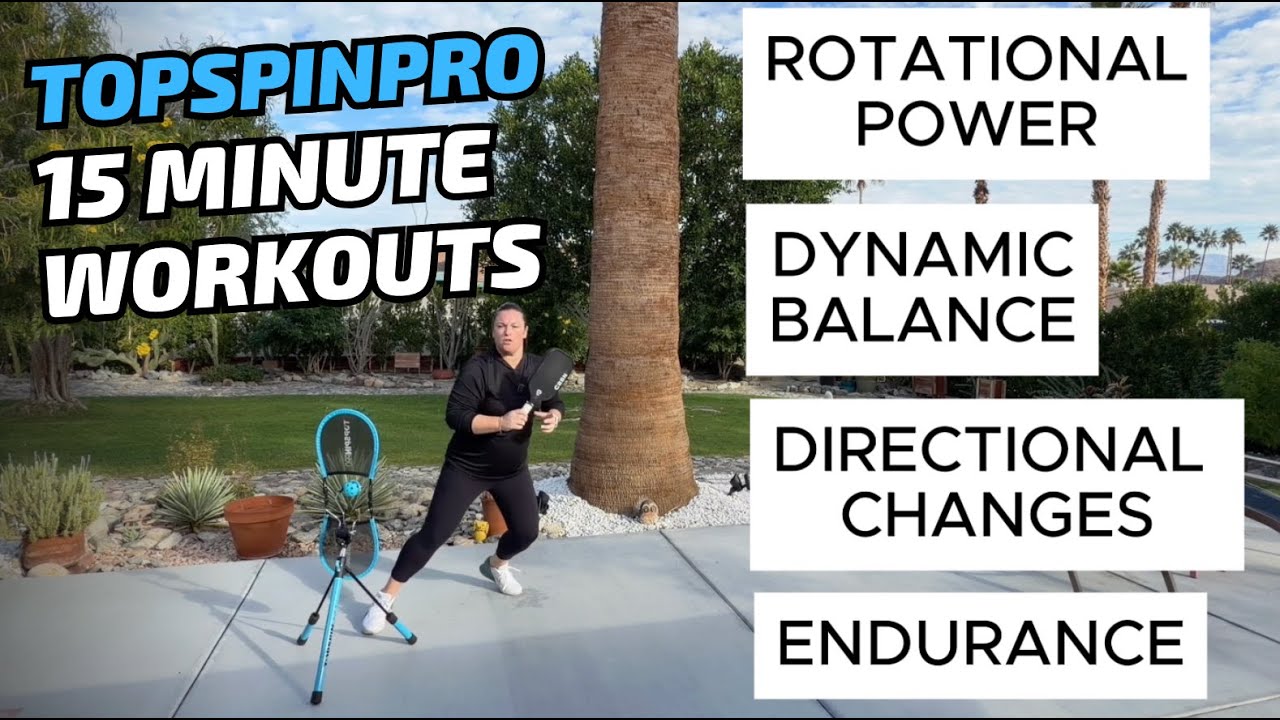 Pickleball Fitness At Home | 15-Minute Daily Workouts With TopspinPro