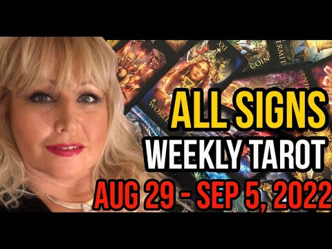 Weekly Tarot Card Reading Aug 29-Sept 5, 2022 by Alison Prescott All Signs #tarot #zodiac