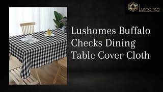 Lushomes Checkered Table Cloth
