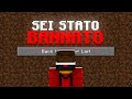 SONO STATO BANNATO in QUESTO SERVER MINECRAFT ITALIANO...