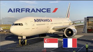 Trip Report / Air France  Singapore - Paris Cdg 777-300Er [Economy Class]