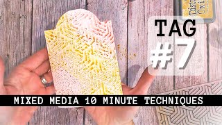 Tag #7 Stamping with Embossing Folders!