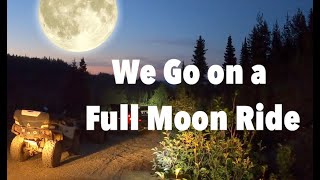 Night Atv Ride In Vernon, Bc Canada