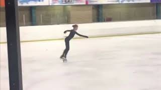 Alexandra Trusova/Александра Трусова, 4T after cantilever (slow motion)