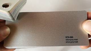 Oracal Silver Grey Matt 970-090
