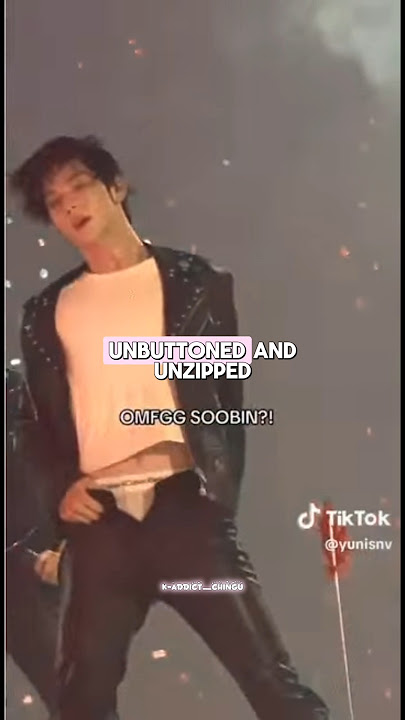 Why TXT's Soobin Goes Viral For Handling Wardrobe Malfunction Like a Pro || #Kpop #TXT #shorts #fyp