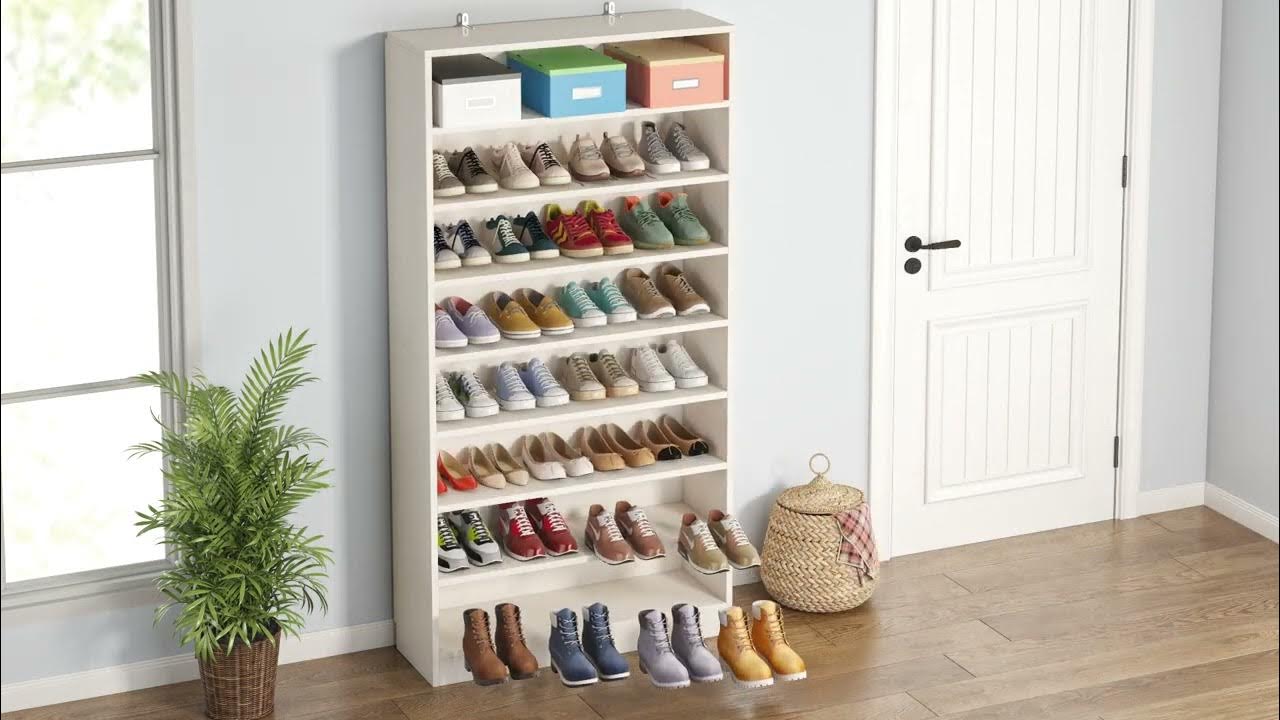 Shoe Cabinet, 9 Tiers Shoe Storage Rack, Tribesigns