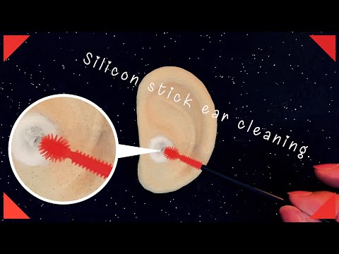 ASMR ガサガサ音シリコン耳かき | Relaxing ear cleaning | No Talking | 1 hour | 梵天 | 鼓膜