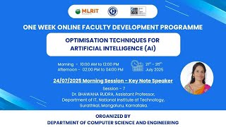 Optimization Techniques for Artificial Intelligence (AI)_Day-4_Session-1