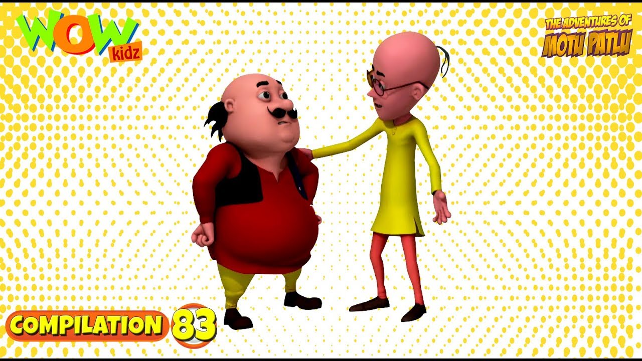 Motu Patlu   Non stop 3 episodes  3D Animation for kids    83