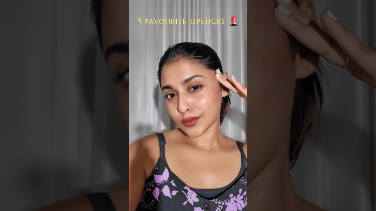 5 BEST LIPSTICKS FOR A NO MAKEUP DAY💄 