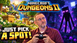 Picky Bees and an Angry Enderman | Minecraft Dungeons II screenshot 1