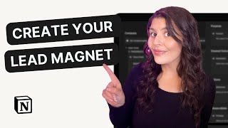 Create Your Own Lead Magnet with Canva and Notion (Free Template) by Chloë Forbes-Kindlen 1,577 views 1 year ago 8 minutes, 38 seconds
