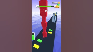 Stack Colors! - All Levels Walkthrough Gameplay iOS, Android Mobile Game (Level 204) #Shorts